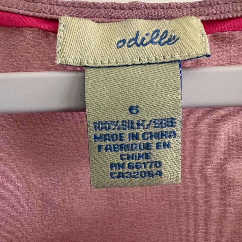 Odille Anthropologie 100% Silk Top - Picture 2 of 6